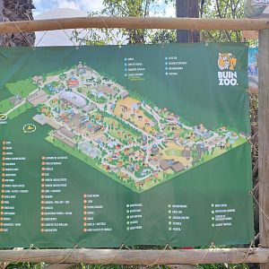 Zoo map - Buin zoo