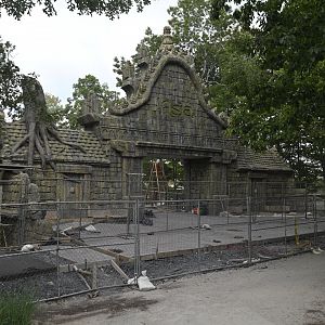 Asia Construction - Entrance with new pavement
