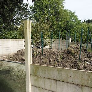 Former Asian-small clawed otter exhibit under construction, 2024-05-11