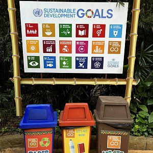Colourful Garbage Cans - Lost World of Tambun