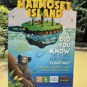 Marmoset Island Sign - Lost World of Tambun