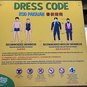 Swimming Pool Sign - Lost World of Tambun