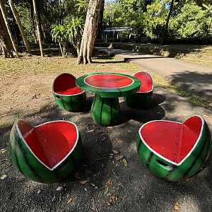 Watermelon Seating Area