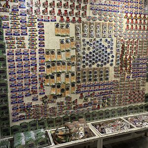 Magnets in gift shop