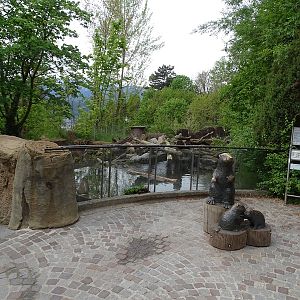 Beaver/merganser enclosure