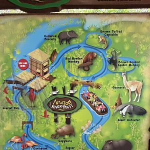 Amazon River Quest - map