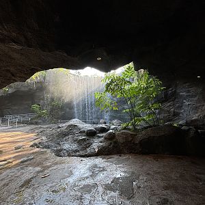 Stunning Cave + Waterfall Entrance Zone