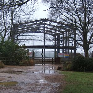 Giraffe House/Paddock under construction