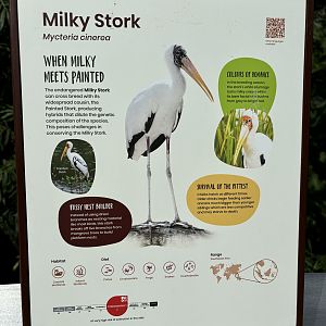 Signage Example in 2-Acre Wings of Asia Aviary