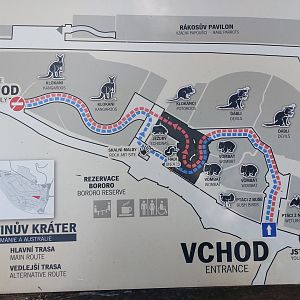 Darwin's crater - Map