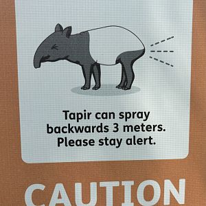 Malayan Tapir Sign