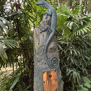 Monitor Lizard Statue