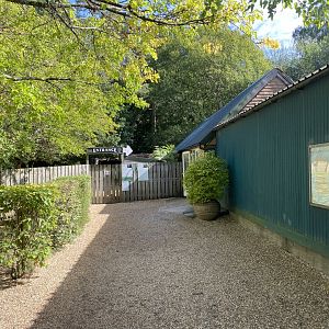 View towards entrance building/shop 130924