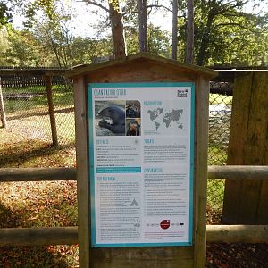 Giant otter signage 130924