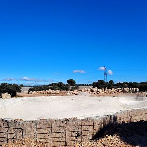 Hippo/Zebras Exhibit under construction