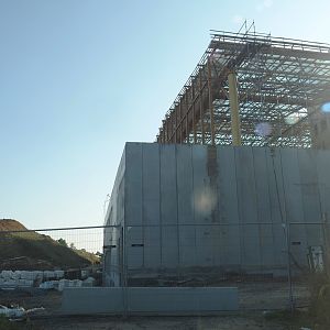 The Sanctuary (Massive South American rainforest hall with hotel rooms) construction site, 2024-09-17