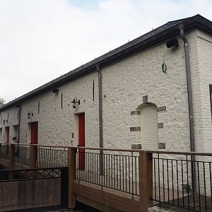 Farm Houses lodges building, 2024-09-17