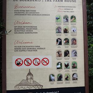 Farm area signage, 2024-09-17