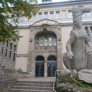 Entrance from within the zoo -Aquarium Berlin (2024)