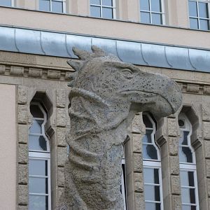 Iguanodon statue -Aquarium Berlin (2024)