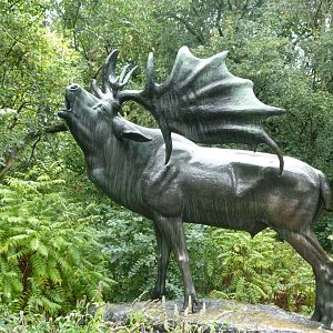 Megaloceros statue -Tierpark Berlin (2024)