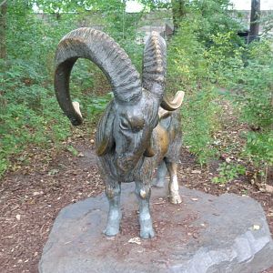 Goat statue -Tierpark Berlin (2024)