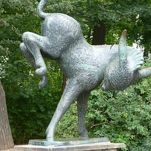 Donkey statue -Tierpark Berlin (2024)