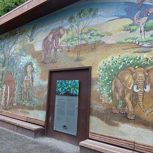Elephant house mural -Tierpark Berlin (2024)