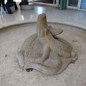 Alligator statue -Tierpark Berlin (2024)