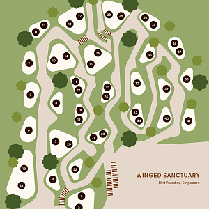 Winged Sanctuary Map + Species List