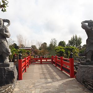 Entrance of the Islands of the Rising Sun with Nio statues, 2024-09-17