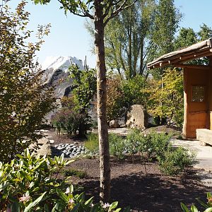 Islands of the Rising Sun - Honshu - Japanese garden sitting area, 2024-09-17