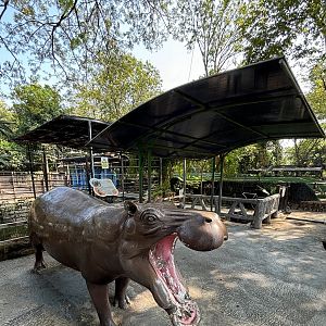 Hippo Statue