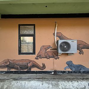 Komodo Dragon Mural
