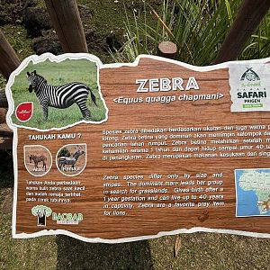 Typical Sign - Baobab Safari Resort