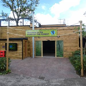 Entrance to 'Song of the Forest' gibbon house