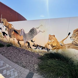 Safari park mural