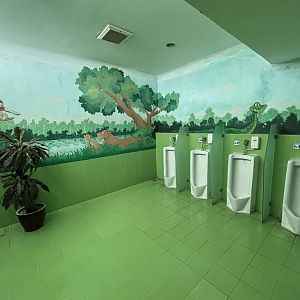 Zoo Entrance Area - green toilets