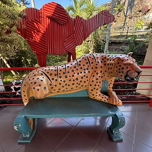 Zoo Entrance Area - bench