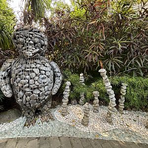 Penguin ‘Rock’ Statue