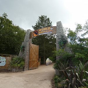 Entrance to dinosaur area