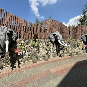 Elephant Head Statues