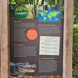 Signage introducing Madidi