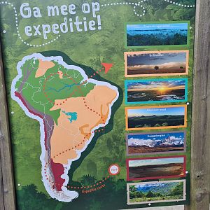 Madidi - South American biomes signage
