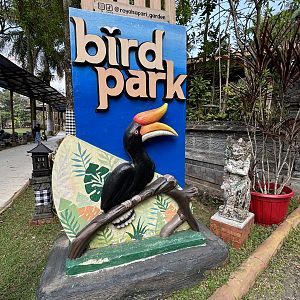 Aviary Sign - Royal Safari Garden Resort