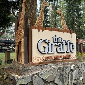 Giraffe Sign - Royal Safari Garden Resort