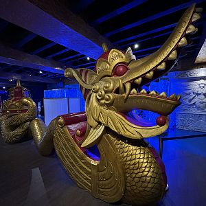 Golden Dragon Statue