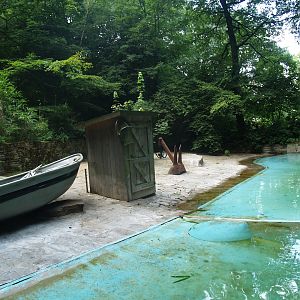 Harbor seal exhibit (Now gone), 2008-08-06