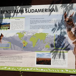 Animals of the Andes and the Pampas signage, 2024-06-08