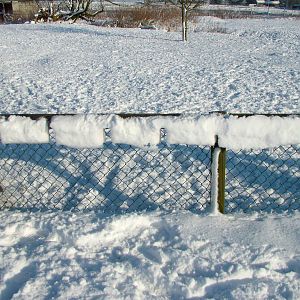 Signage example, before snow removed, Blackbrook in the Snow, 03/01/10